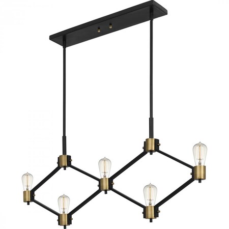 Quoizel Downing Island Chandelier DWG542MBK